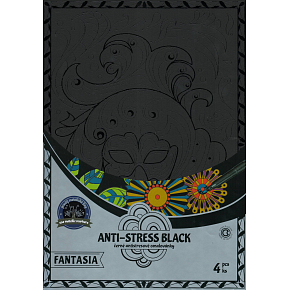 Anti-Stress-Malbuch Fantasy 21 x 30 cm 4 Stück