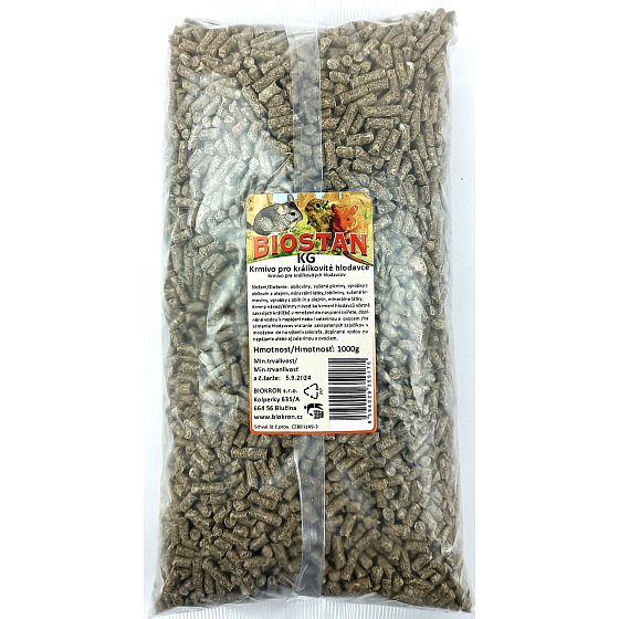 Biostan Futter für Kaninchen und Nager 1 kg