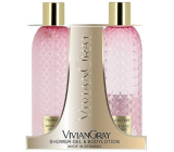 Vivian Gray White Musc & Pineapple Luxus-Körperlotion 300 ml + Luxus-Duschgel 300 ml, Kosmetikset
