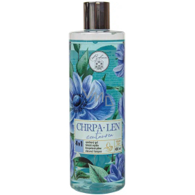 Bohemia Gifts 4in1 Kornblume und Flachs Duschgel, Shampoo, Schaum und Seife 400 ml