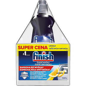 Finish Klarspüler 400 ml + Geschirrspülreiniger Regular 250 ml