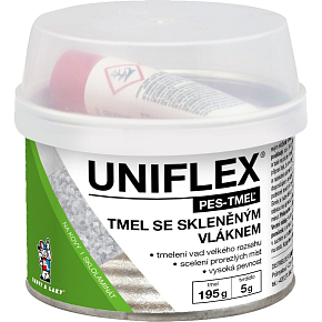 Uniflex PES-TMEL Faserspachtel mit Glasfaser, 200 g