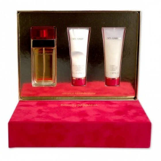 Dolce & Gabbana pour Femme EdT 50 ml Toilettenwasser + Duschgel 50 ml + Körperlotion 50 ml Geschenkset