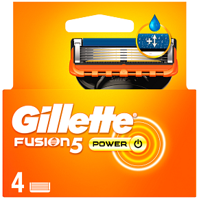 Gillette Fusion5 Power Ersatzklingen 4 Stück, für Männer