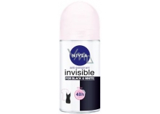 Nivea Invisible Black & White Clear Ball Antitranspirant Deodorant Roll-On für Frauen 50 ml
