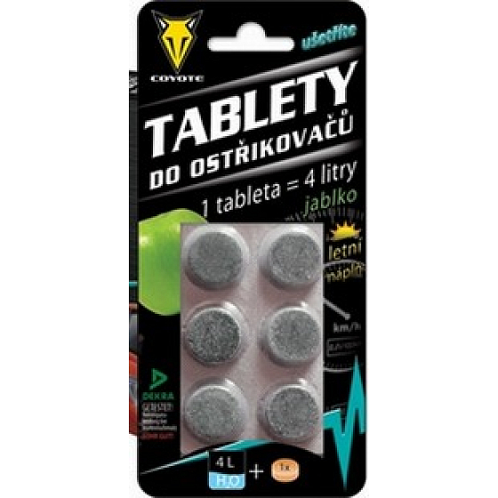 Coyote Apple Waschtabletten 6 Tabletten = 24 Liter vollwertige Top-Flüssigkeit