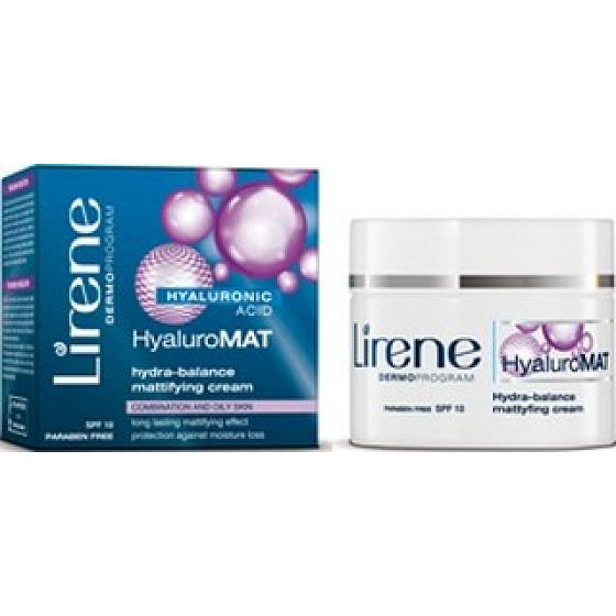 Lirene Hyaluro Mat Hydra-Balance matte Creme 50 ml