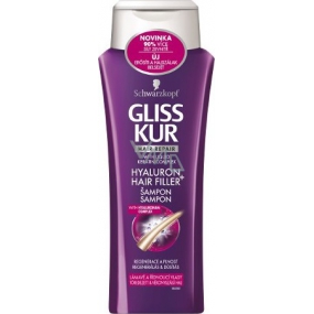 Gliss Kur Hyaluron + Hair Filler Regenerierendes Shampoo für Haare 250 ml