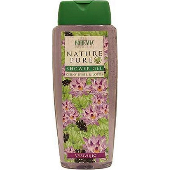 Böhmen Geschenke Schwarze Johannisbeere und Lotusblume, pflegendes Duschgel 300 ml