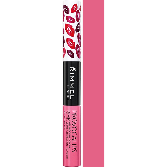 Rimmel London Provocalips 16HR Kussfest Lip Color Lip Gloss 200 Ich rufe Sie 4 ml und 3 ml an