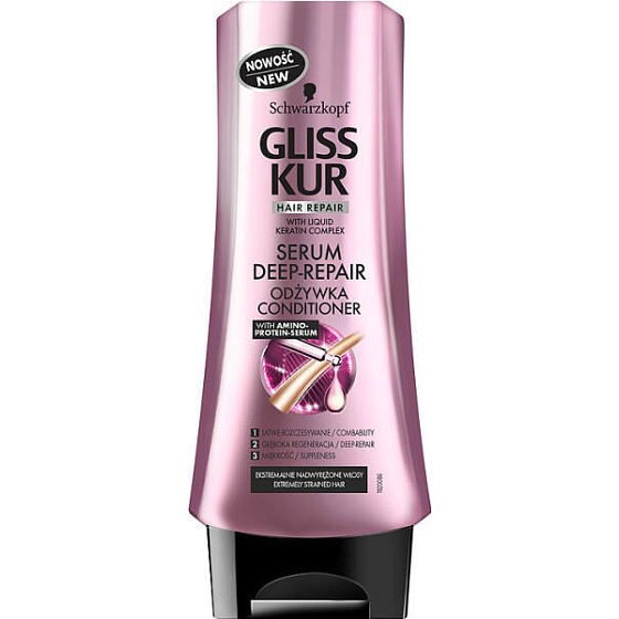 Gliss Kur Serum Deep Repair Balsam für extrem gestresstes Haar 200 ml