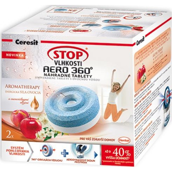 Ceresit Feuchtigkeit stoppen Aero 360 Energiekraft von Fruchtersatztabletten 2 x 450 g
