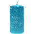 Lima Marmor Baumwolle Duftkerze blau Zylinder 50 x 100 mm 1 Stück