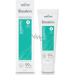 Salcura Bioskin 2 Extra Zeoderm Körper- und Gesichtscreme für trockene und empfindliche Haut 150 ml