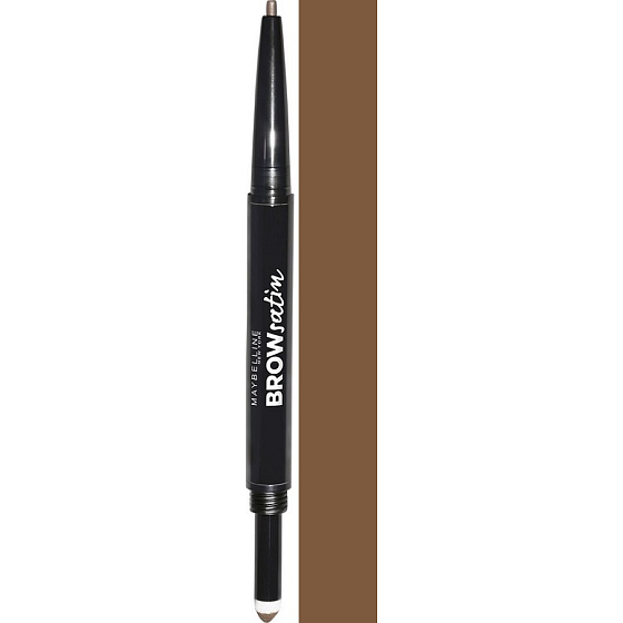 Maybelline Brow Satin Smoothing 2in1 Bleistift und Augenbrauenschatten 01 Dunkelblond 0,71 g