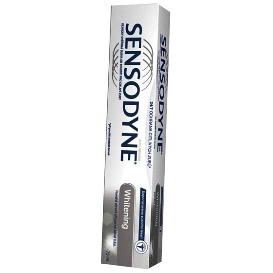 Sensodyne Whitening Zahnpasta weißt empfindliche Zähne sanft auf 75 ml
