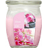 Bolsius Aromatic Pink Orchid - Duftkerze mit rosa Orchideen in Glas 92 x 120 mm 830 g, Brenndauer 100 Stunden