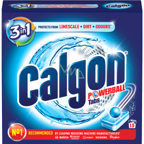 Calgon 3in1 Powerball Tabs Wasserenthärter Anti-Kalk-Tabletten 15 Dosen 195 g