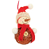 Rattan Schneemann zum Aufhängen 11 cm No.2