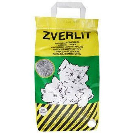 Zverlit Ökologische Katzenstreu rosa super feinkörnig klumpend 6 kg