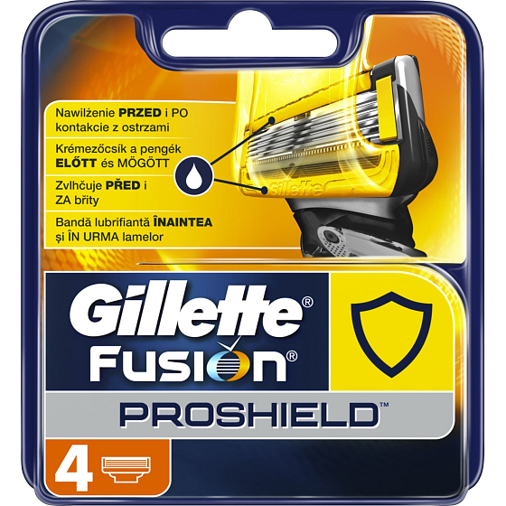 Gillette Fusion Proshield Ersatzkopf 4 Stück für Herren
