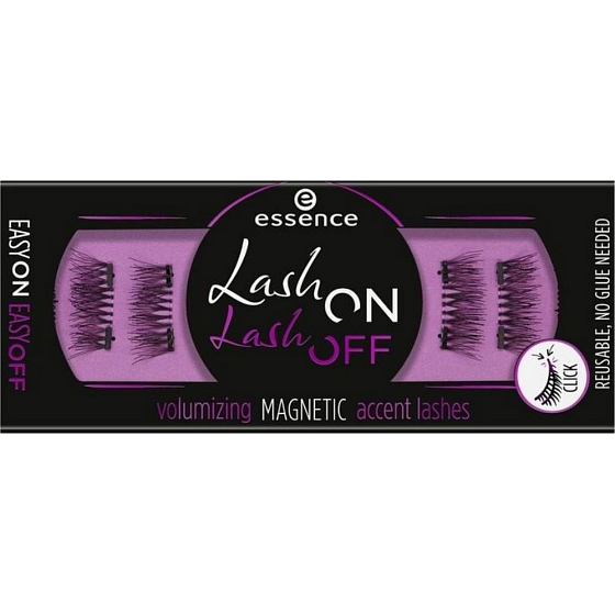 Essence Lash on Lash off Volumizing False Magnetic Eyelashes 01 Erhöhen Sie die Lautstärke! 4 Stück