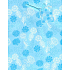 Nekupto Geschenk Papiertüte 18 x 23 x 10 cm Blau mit Blumen 1639 40 KFM