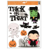 Fensterfolie ohne Kleber Halloween Trick 42 x 30 cm