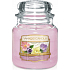 Yankee Candle Floral Candy - Kuchen mit Blumen Duftkerze Klassisches mittleres Glas 411 g