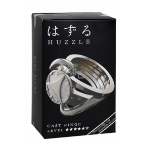 Huzzle Cast Ring II Metallpuzzle, Schwierigkeitsgrad 5