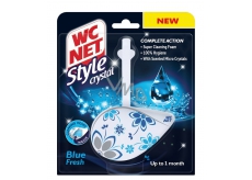WC Net Crystal Style Blau Frischer Vorhang 36,5 g