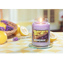 Yankee Candle Lemon Lavender - Zitrone und Lavendel Duftkerze Classic großes Glas 623 g
