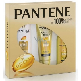 Pantene Repair Haarshampoo 400 ml + Haarspülung 200 ml + Öl 100 ml, Kosmetikset