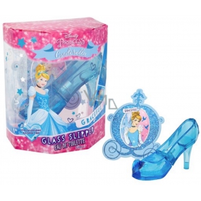 Disney Princess Cinderella Glaspantoffel Aschenputtelpantoffel Eau de Toilette für Kinder 30 ml + Anhänger, Geschenkset