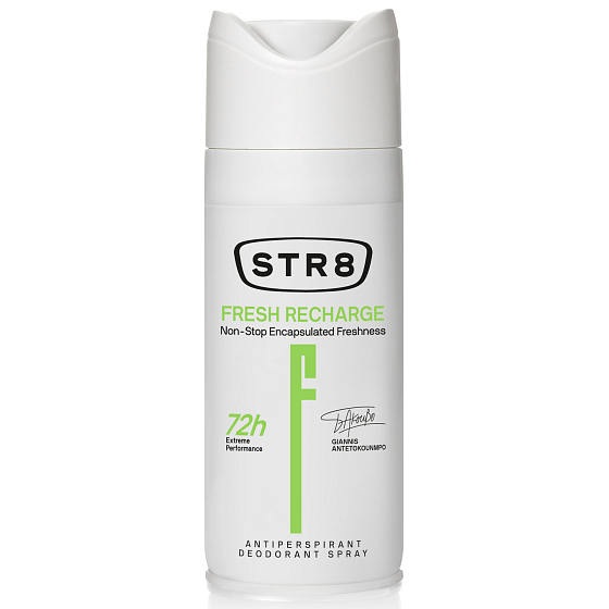 Str8 Fresh Recharge Antitranspirant Deodorant Spray für Männer 150 ml