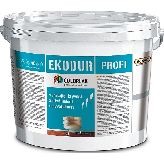 Colorlak Ekodur Profi Dispersionsfarbe Weiß 5 kg