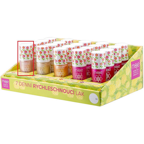 Moje Romaneta 7 Tage schnell trocknende Nagellackperle hellrosa 6 ml