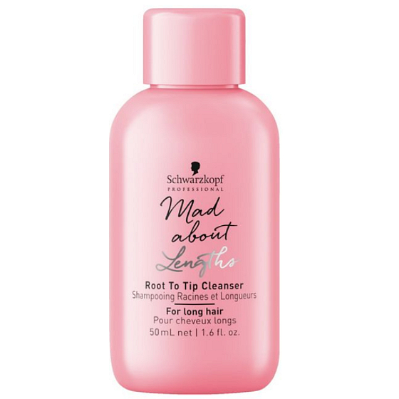 Schwarzkopf Professional Mad About Lengths Root To Tip Cleanser Shampoo für langes Haar 50 ml Mini