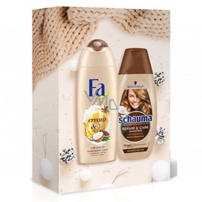 Fa Cream & Oil Cacao & Coco Duschgel 250 ml + Schauma Repair & Care Haarshampoo 250 ml, Kosmetikset