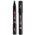 Posca Universal-Acrylmarker 0,7 - 1 mm Schwarz PC-1M