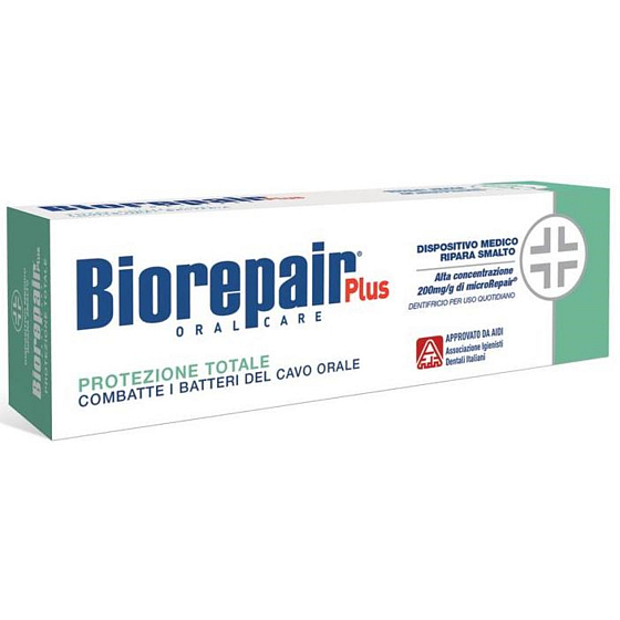 Biorepair Plus Total Protection Zahnpasta zum Schutz vor Karies 75 ml