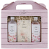 Bohemia Gifts Rose Duschgel 100 ml + Haarshampoo 100 ml + Rosen-Duftkarte 11 x 6,3 cm, Kosmetikset