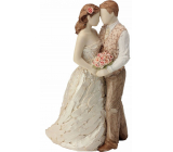Arora Design Celebration of love Skulptur eines verliebten Paares Kunstharzfigur 17 cm