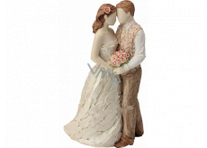 Arora Design Celebration of love Skulptur eines verliebten Paares Kunstharzfigur 17 cm
