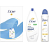 Dove Original Deeply Nourishing feuchtigkeitsspendendes Duschgel 250 ml + Original Antitranspirant Deodorant Spray 150 ml, Kosmetikset für Frauen