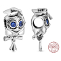Charm Sterling Silber 925 Graduation - Wise Owl, Graduate Bead am Graduierungsarmband
