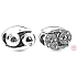 Charm Sterling Silber 925 Sternzeichen Sparkling Cancer, Perle für Armband