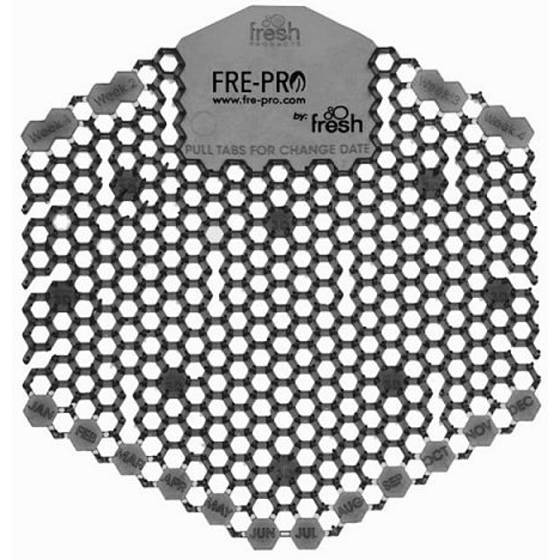Fre Pro Wave 3D Midnight Coast duftende Urinalsieb schwarz 1 Stück