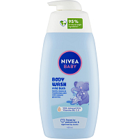Nivea Baby Duschgel für sanfte Körperpflege, 450 ml