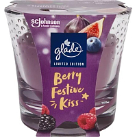 Glade Duftkerze Maxi Berry Festive Kiss, 204 g